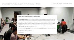 Desktop Screenshot of choreographiccoding.org