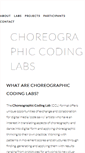 Mobile Screenshot of choreographiccoding.org